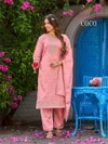 Coco By Aanchi Glass Roman Kurti With Bottom Dupatta
